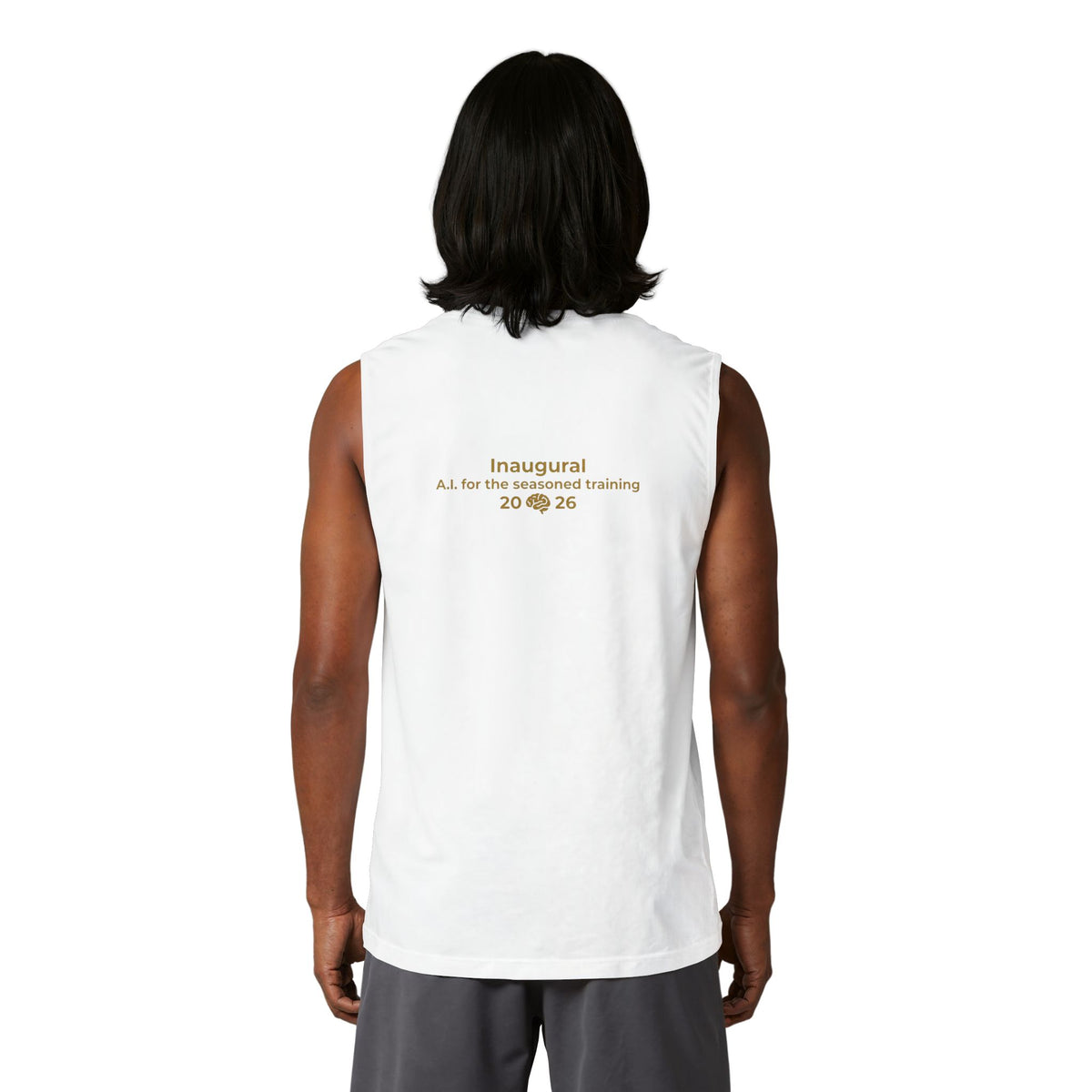 Seasoned tank | Embroidered script, training event 2026