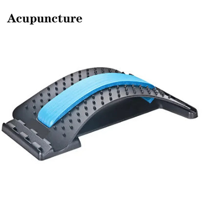 Magnetotherapy Multi-Level Adjustable Back Massager Stretcher Waist Neck Fitness Lumbar Cervical Spine Support Pain Relief