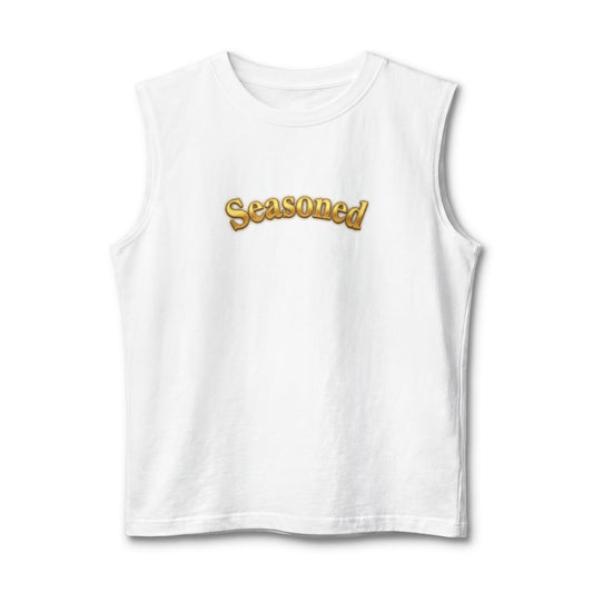 Seasoned tank | Embroidered script, training event 2026