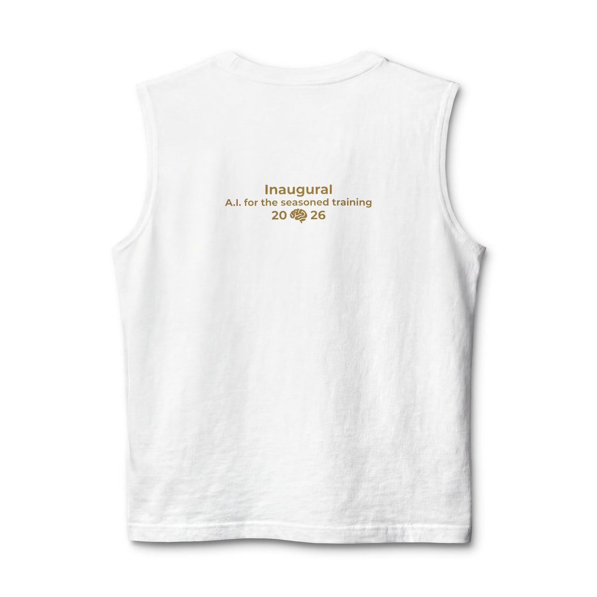 Seasoned tank | Embroidered script, training event 2026