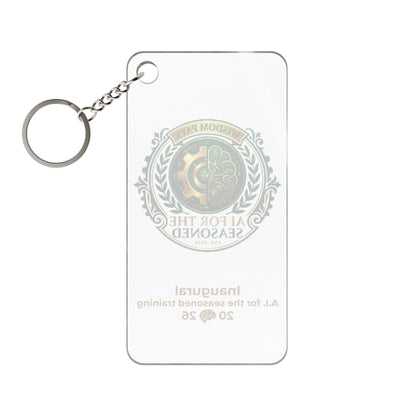 AI For The Seasoned Crest keychain charm | Acrylic Keychain